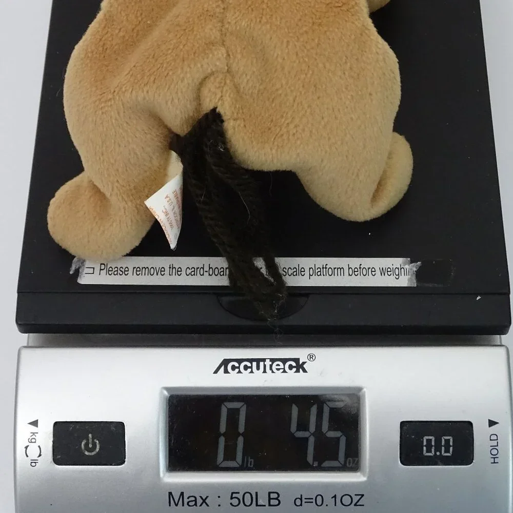 Vintage Ty Beanie Baby Derby Horse 1995 Brown Stuffed Animal Plush Soft Toy 8